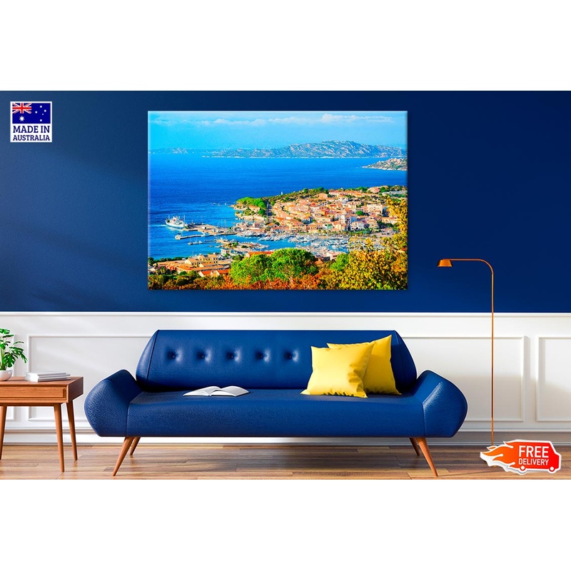 Mediterranean Sea In Sardinia Print 100% Australian Made