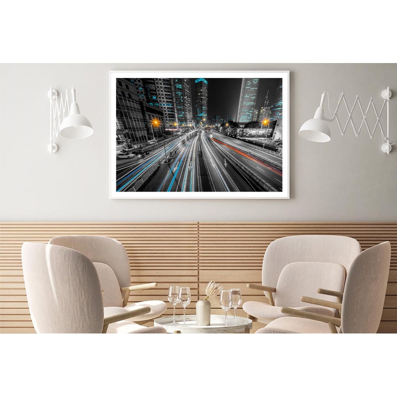 Night City Decor Premium Quality Poster Print Choose Your Sizes