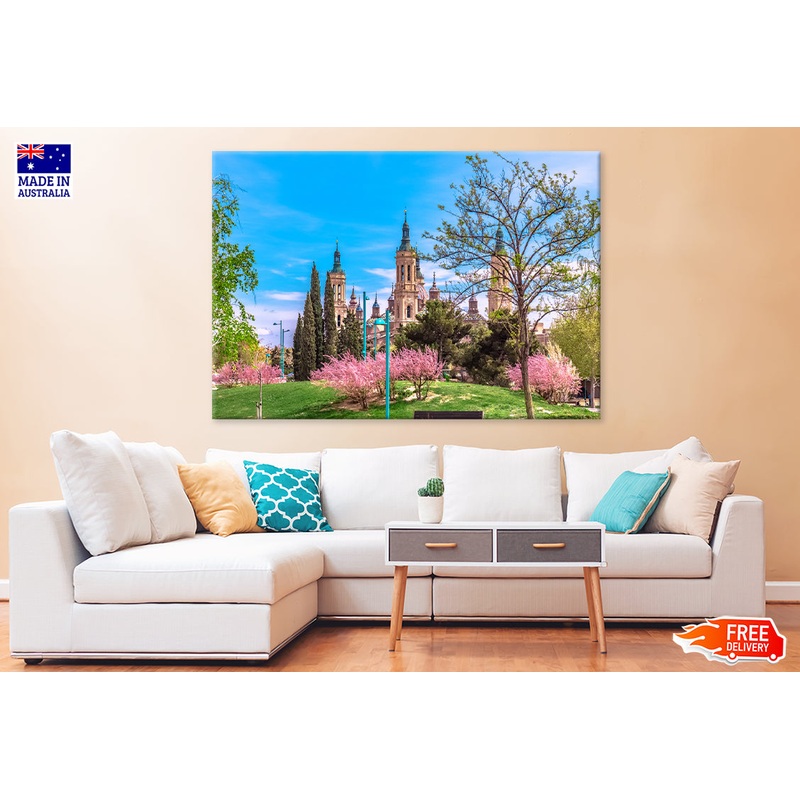 Pilar in the city of Zaragoza Print 100% Australian Made