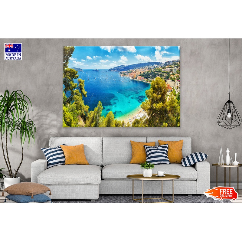 South coast of France Europe Print 100% Australian Made