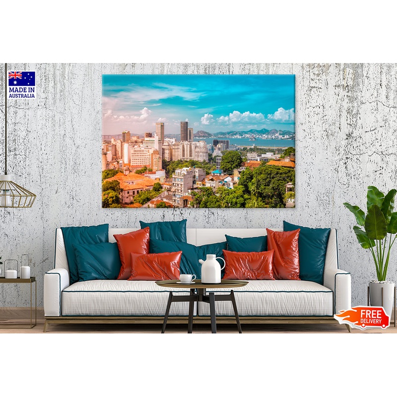 Town of Rio de Janeiro Brazil Print 100% Australian Made
