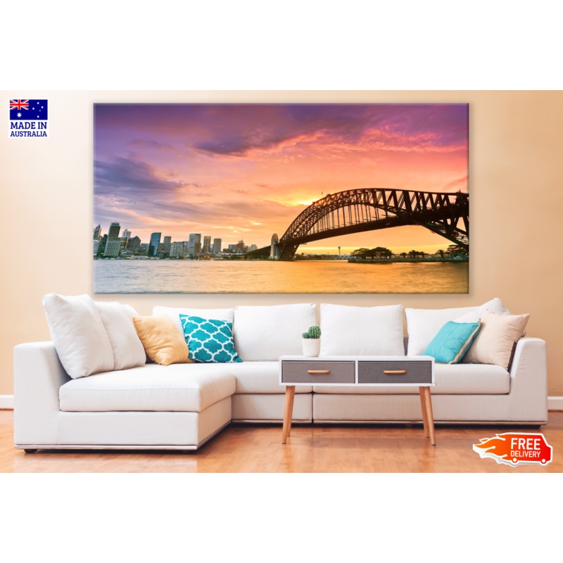 Australia City View from a lake Print 100% Australian Made