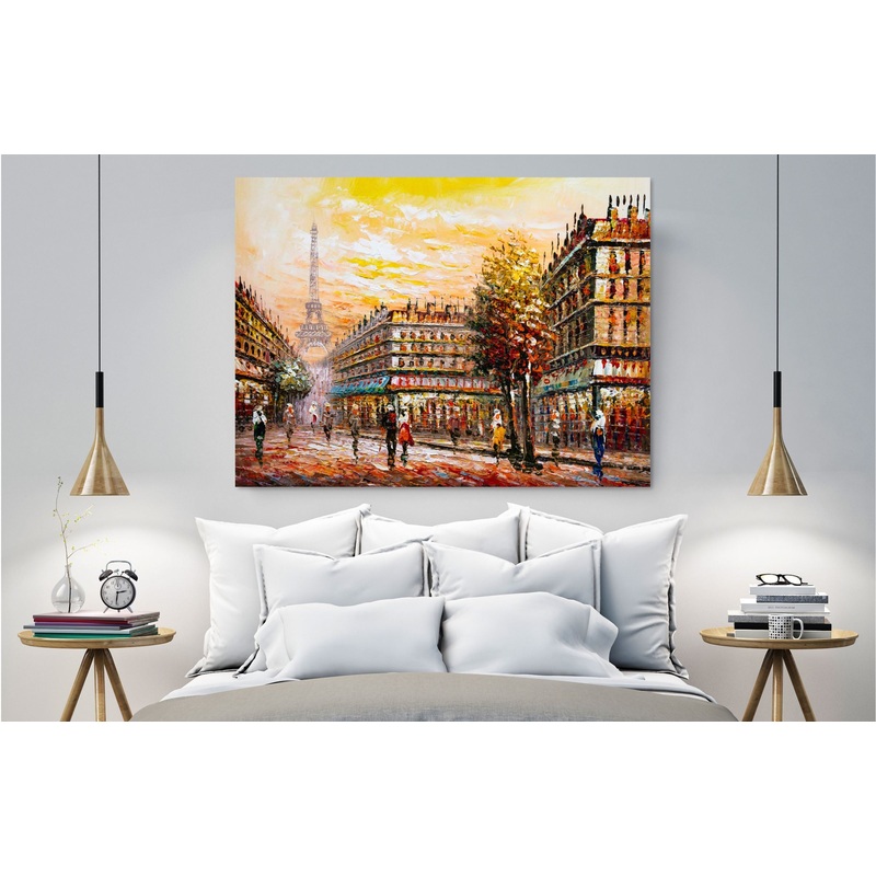 Beautiful painting Paris France Print  100% Australian Made