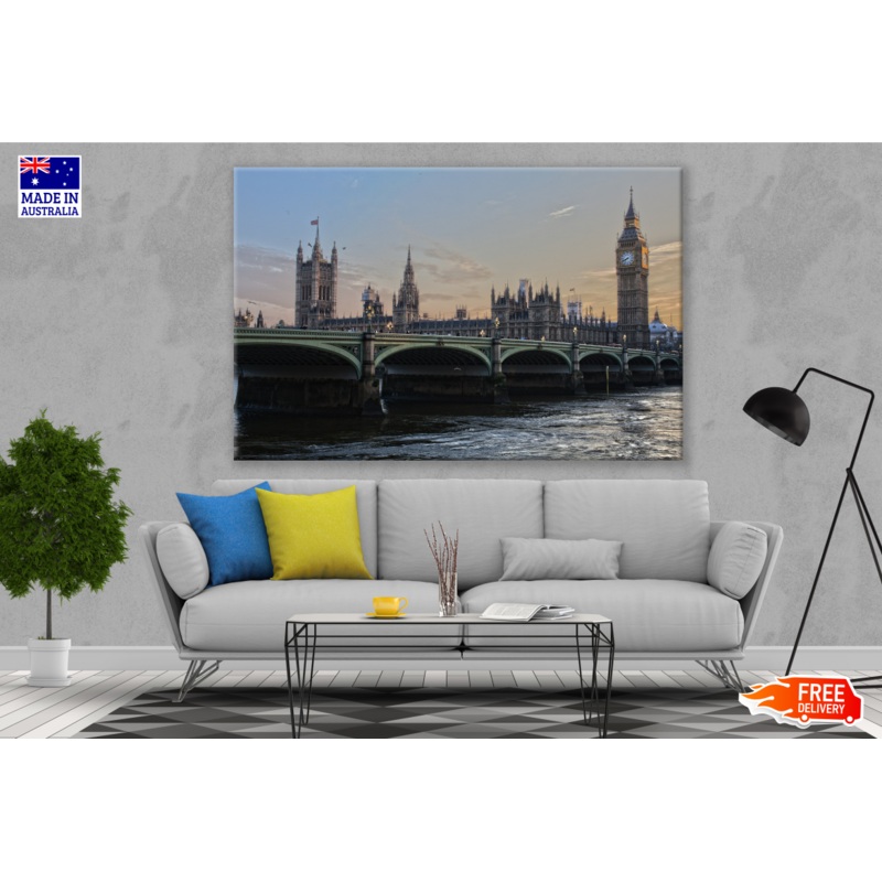 London Bridge & Big Ben Clock Tower Photograph Print 100% Australian Made