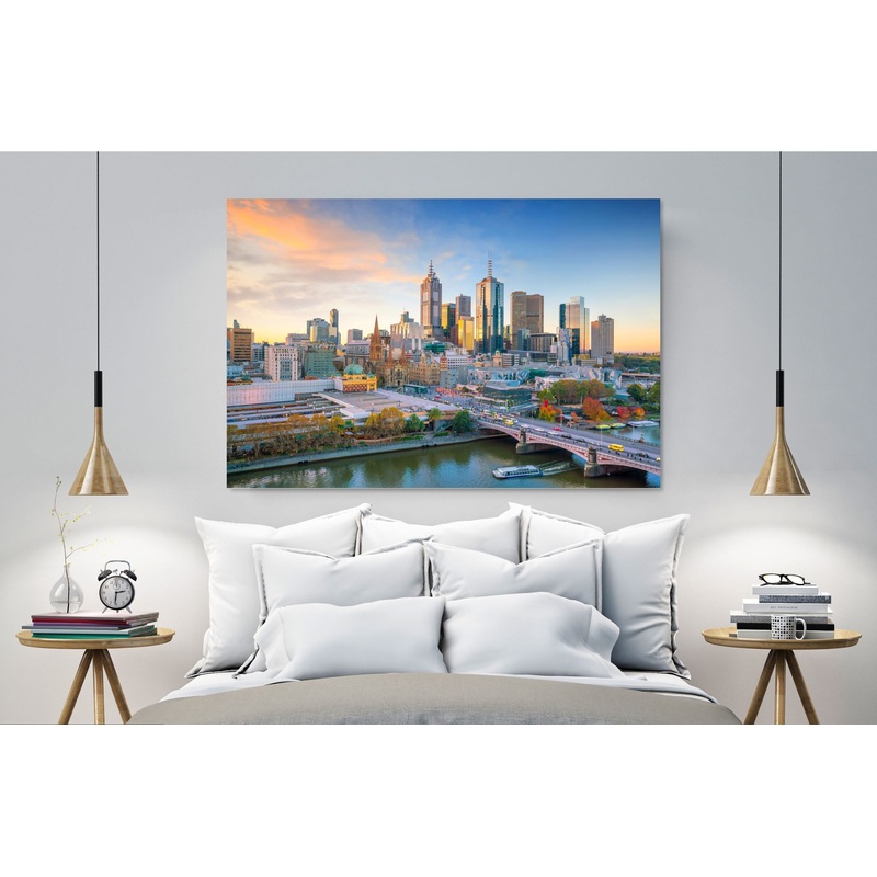 Melbourne skyline Print 100% Australian Made