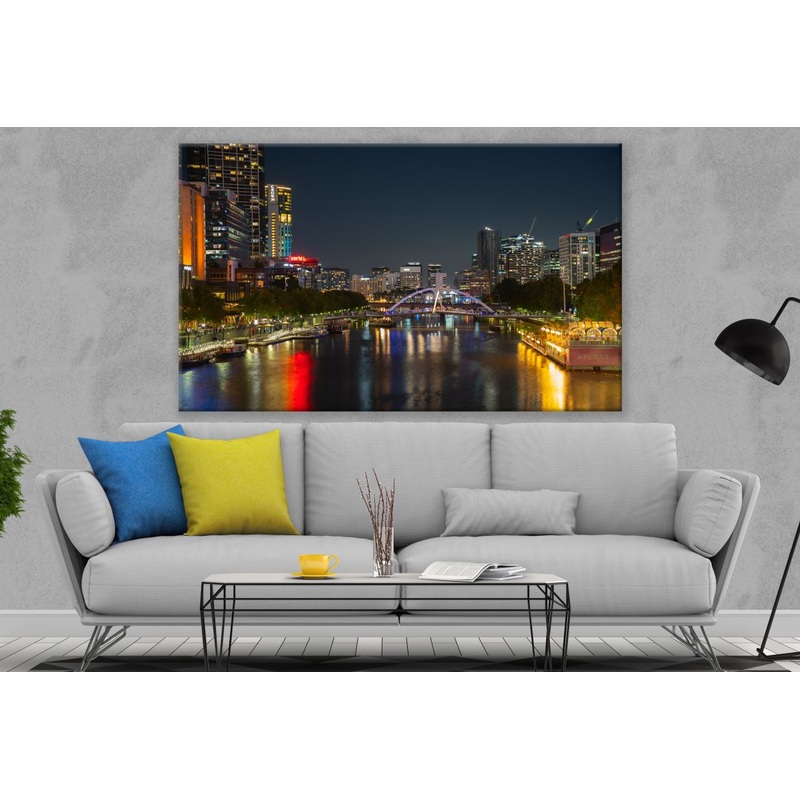 Melbourne Southbank Print 100% Australian Made