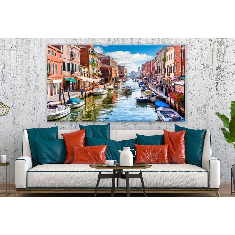 Murano Canal Italy Stunning View Print 100% Australian Made