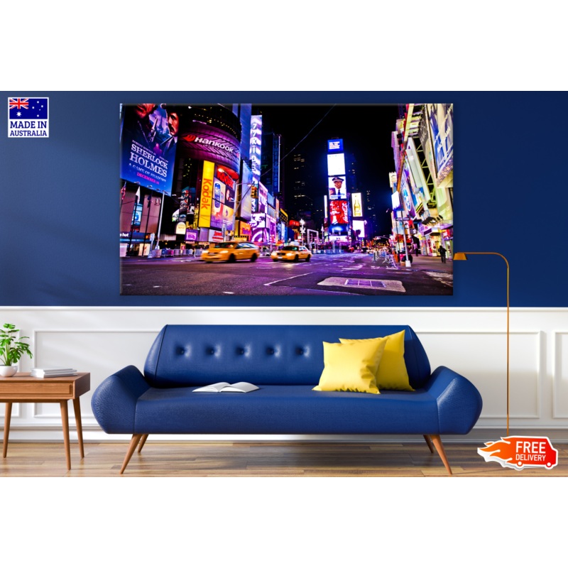 NewYork City Night Photograph Print 100% Australian Made