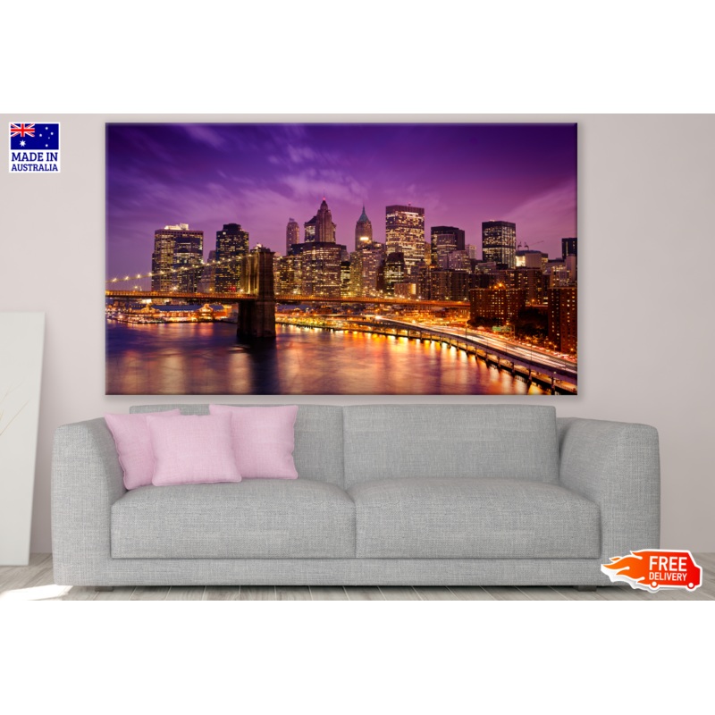 NewYork City Skyline View Print 100% Australian Made