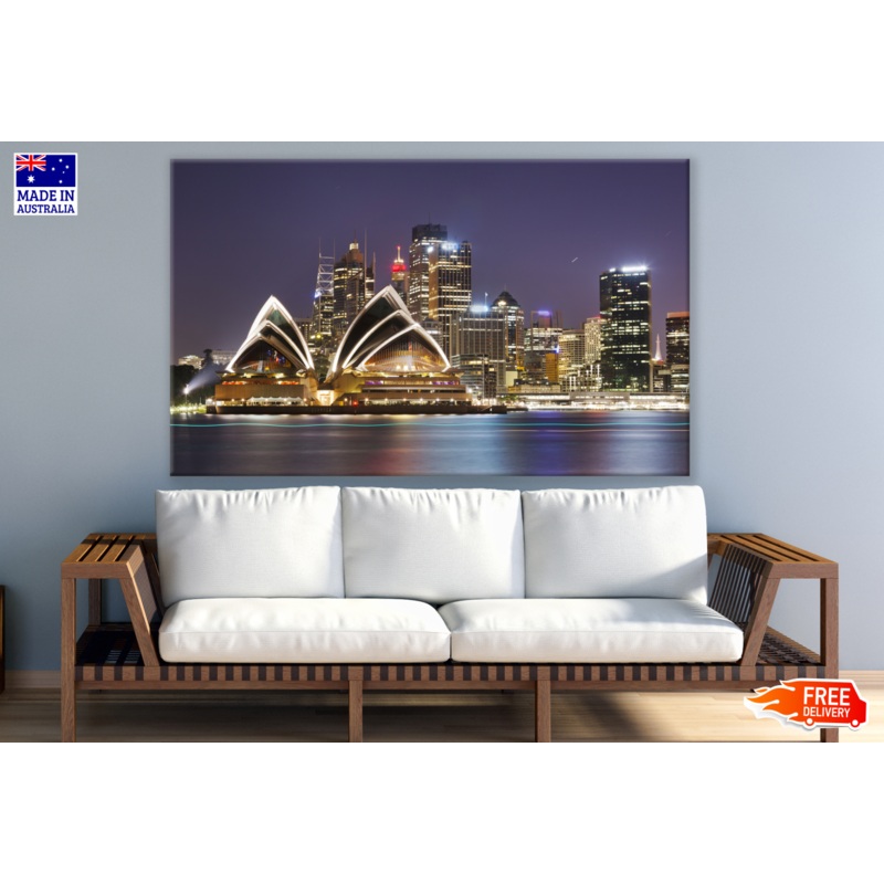 Opera House Australia Night View Photograph Print 100% Australian Made