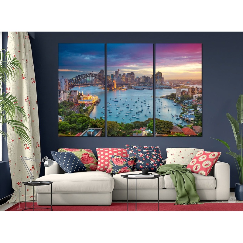 Sydney high quality print 100% Australian made wall Canvas ready to hang