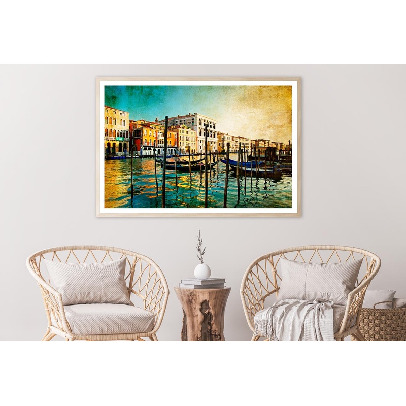 Amazing Venice - Artwork in Painting Style Home Decor Premium Quality Poster Print Choose Your Sizes