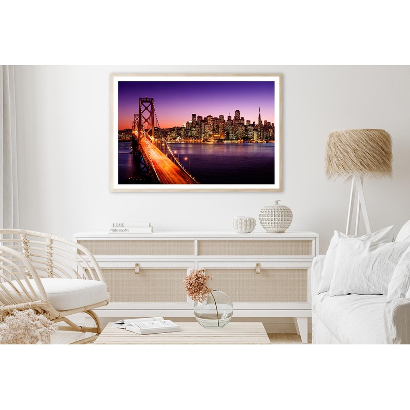 Autumn Trees Glowing by Sunlight Home Decor Premium Quality Poster Print Choose Your Sizes