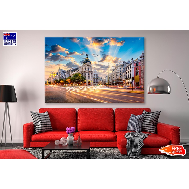 Madrid, Spain Cityscape  Wall Art Decor 100% Australian Made