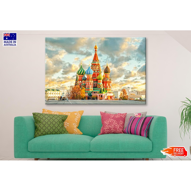 Moscow, Russia, Red Square, View Wall Art Decor 100% Australian Made
