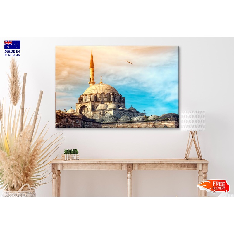 Mosque In Istanbul, Turkey Wall Art Decor 100% Australian Made