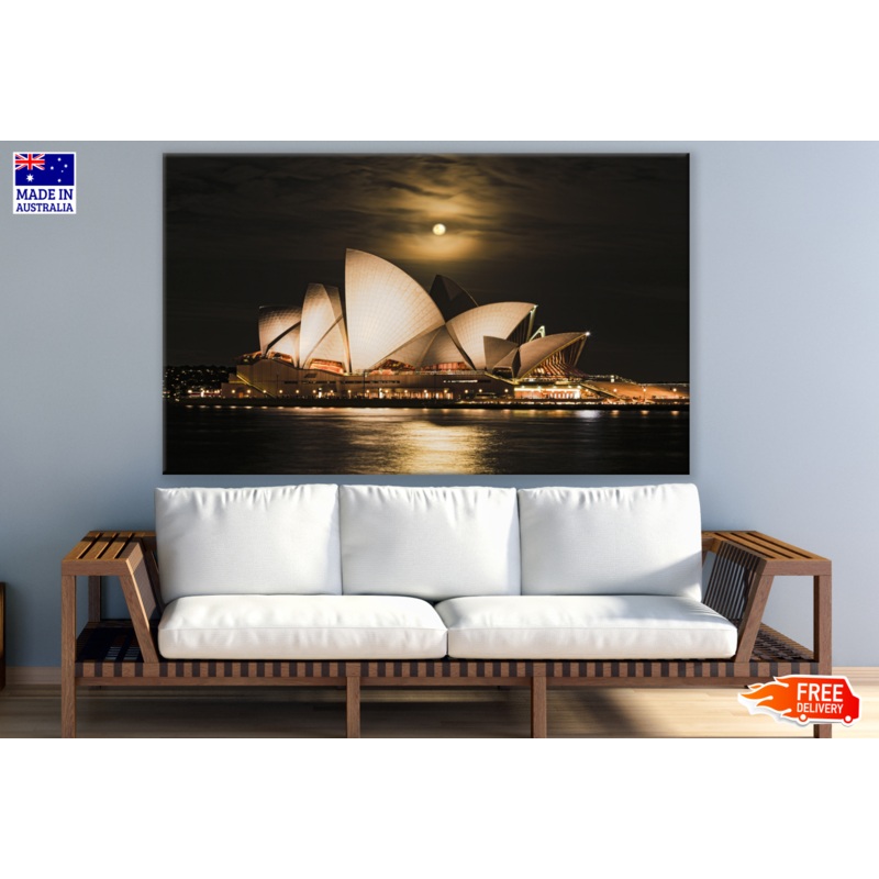 Opera House Night View Photograph Print 100% Australian Made