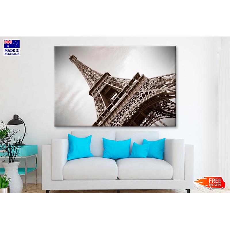 Sky Eiffel Tower, Paris View Wall Art Decor 100% Australian Made