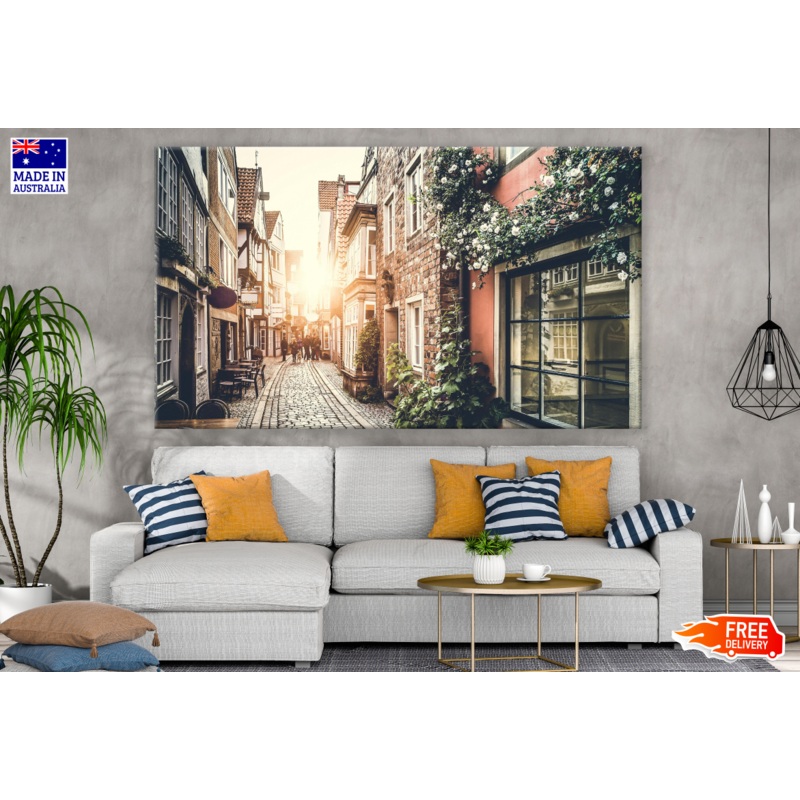 Stunning View Of Street in Paris Photograph Print 100% Australian Made