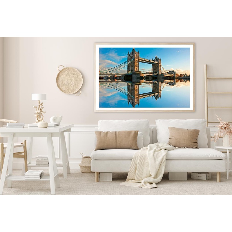 Tower Bridge at Sunset Home Decor Premium Quality Poster Print Choose Your Sizes