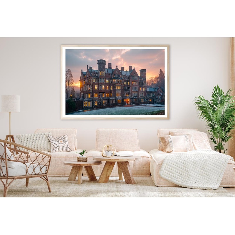 University College Campus Scenery Home Decor Premium Quality Poster Print Choose Your Sizes