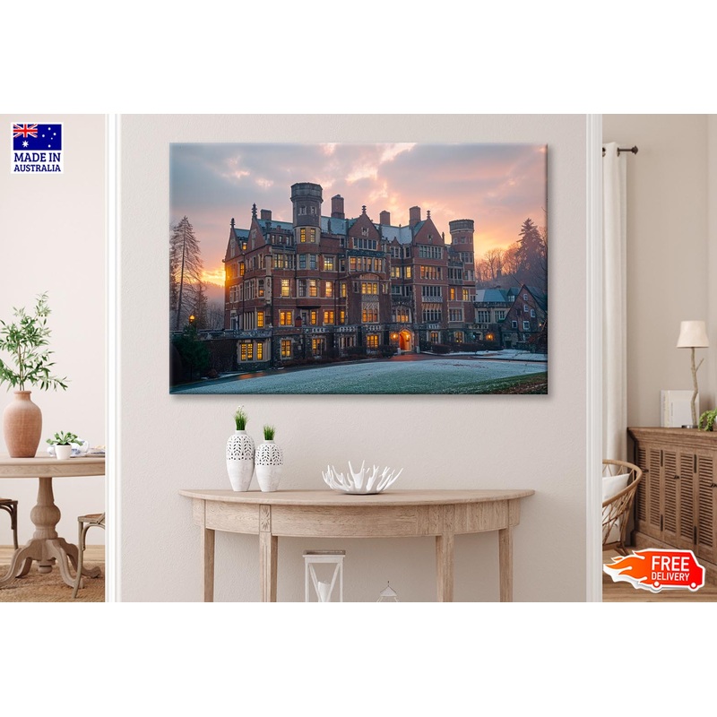 University College Campus Scenery Wall Art Decor 100% Australian Made
