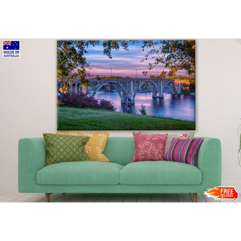 Broad Street Bridge in Gadsden, Alabama Photograph Print 100% Australian Made
