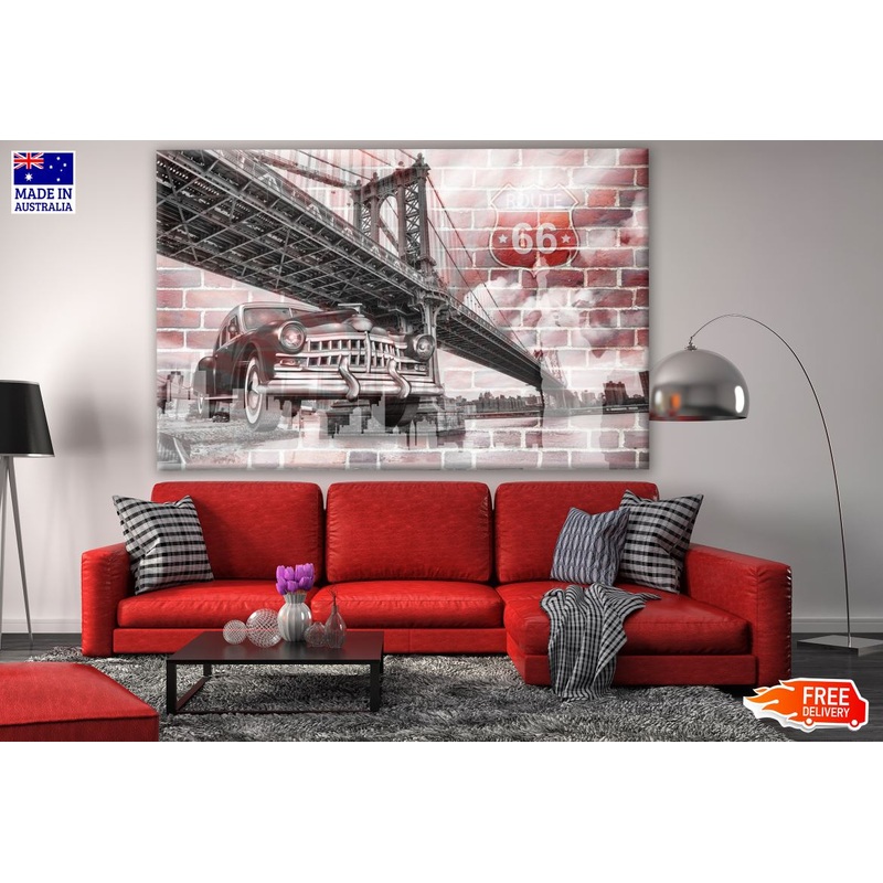 London Bridge & Car Print 100% Australian Made