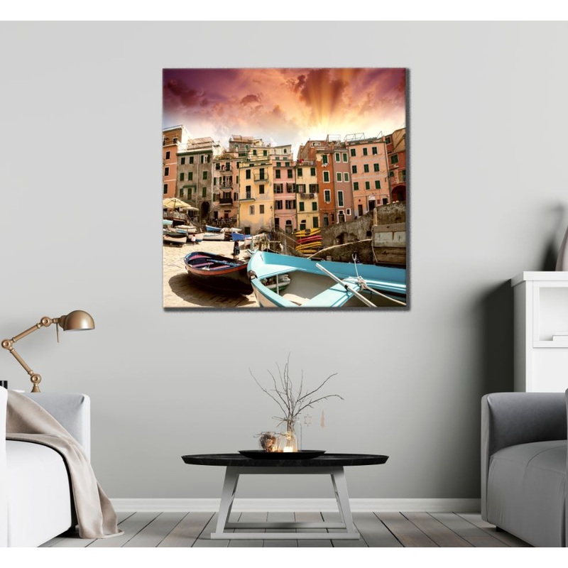 Square Canvas Buildings Photograph High Quality Print 100% Australian Made