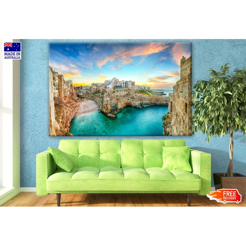 Stunning Beach & Island City View Print 100% Australian Made