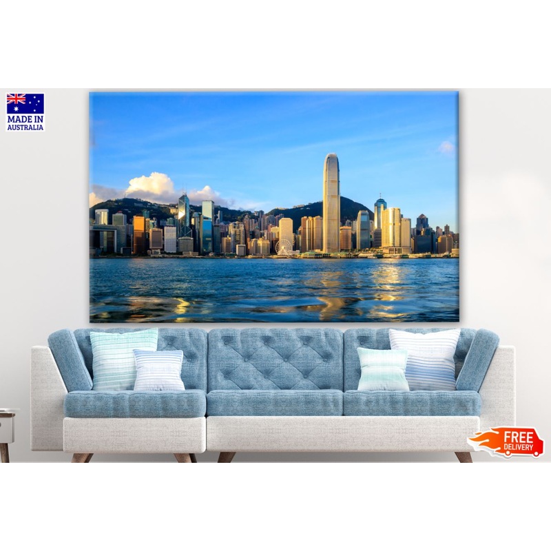 Victoria Harbour & City Photograph  Print 100% Australian Made