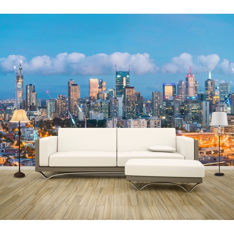 Wallpaper Murals Peel and Stick Removable City Sky View High Quality