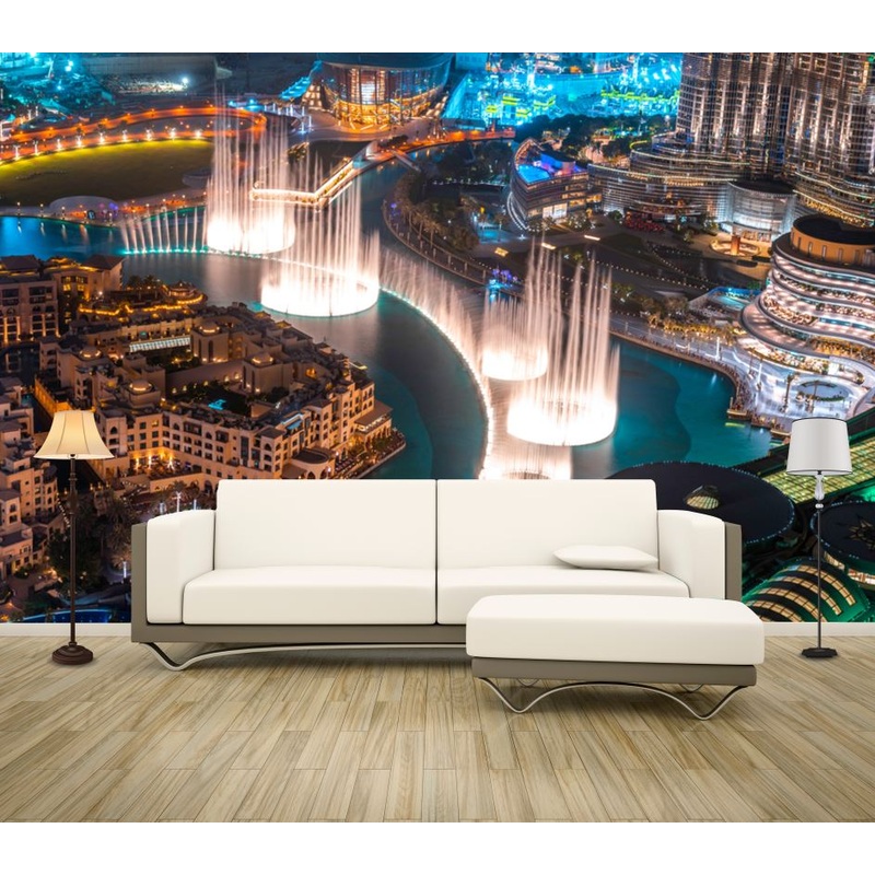 Wallpaper Murals Peel and Stick Removable Stunning City Aerial View High Quality