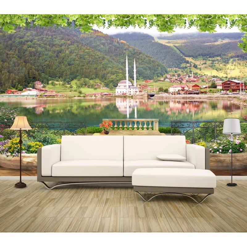 Wallpaper Murals Peel and Stick Removable Stunning City View High Quality