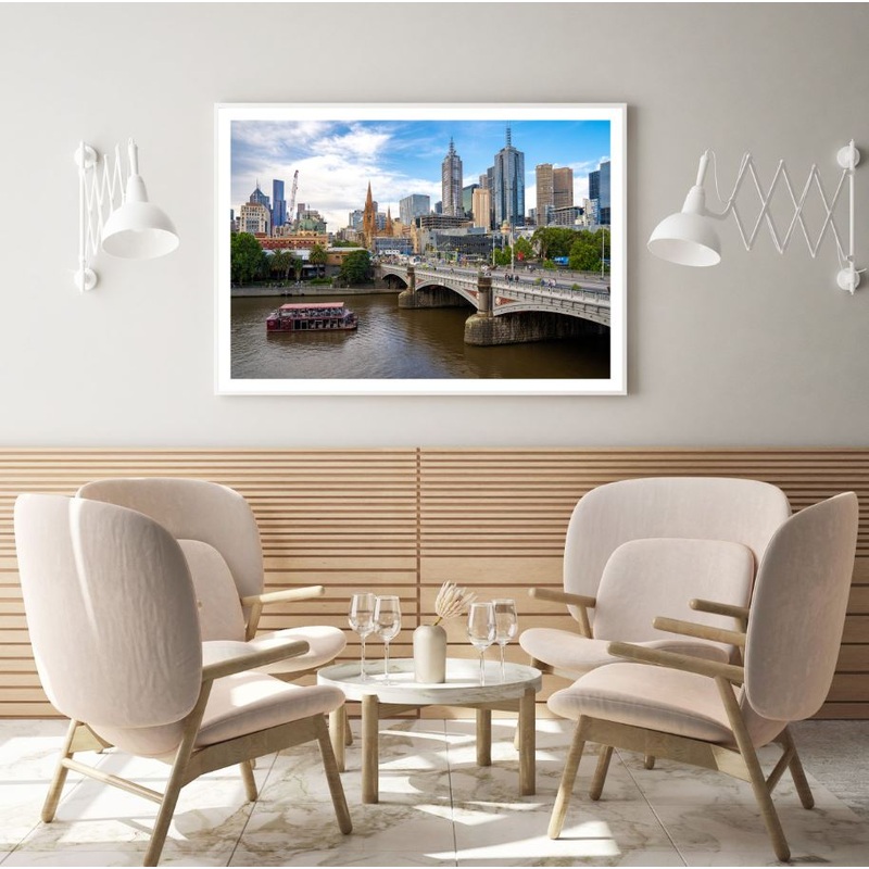 London City Sky View Photograph Home Decor Premium Quality Poster Print Choose Your Sizes