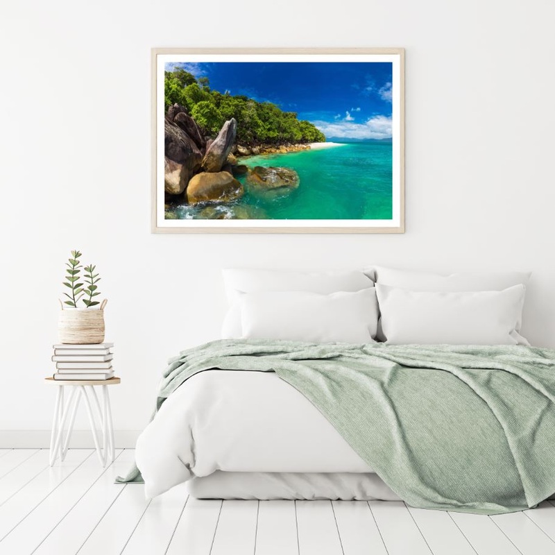 Sea & Forest Scenery Photograph Home Decor Premium Quality Poster Print Choose Your Sizes