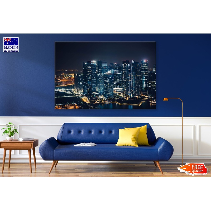 Marina Bay Sands, Singapore Nightscapes Photograph Print 100% Australian Made