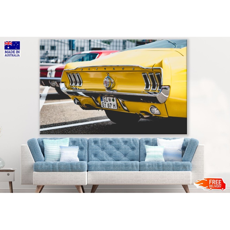 Mustang Car Rear View Photograph Print 100% Australian Made