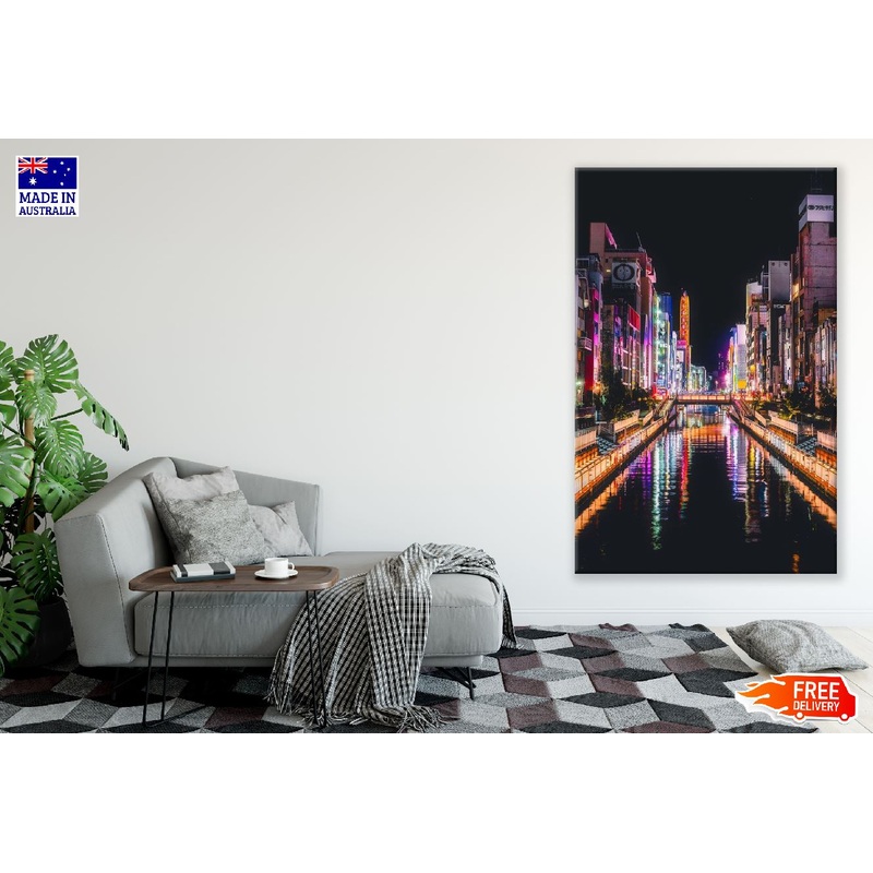 Osaka Japan Night View Photograph Print 100% Australian Made