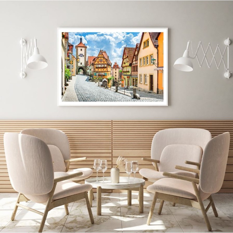 Small Town Photograph Home Decor Premium Quality Poster Print Choose Your Sizes