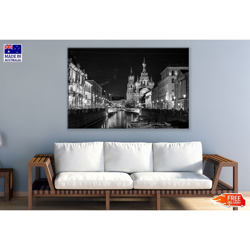 St Petersburg Russia B&W Photograph Print 100% Australian Made