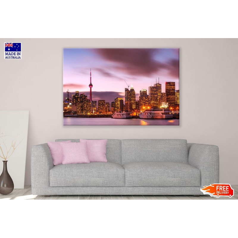 Toronto City View From Lake, Canada Print 100% Australian Made