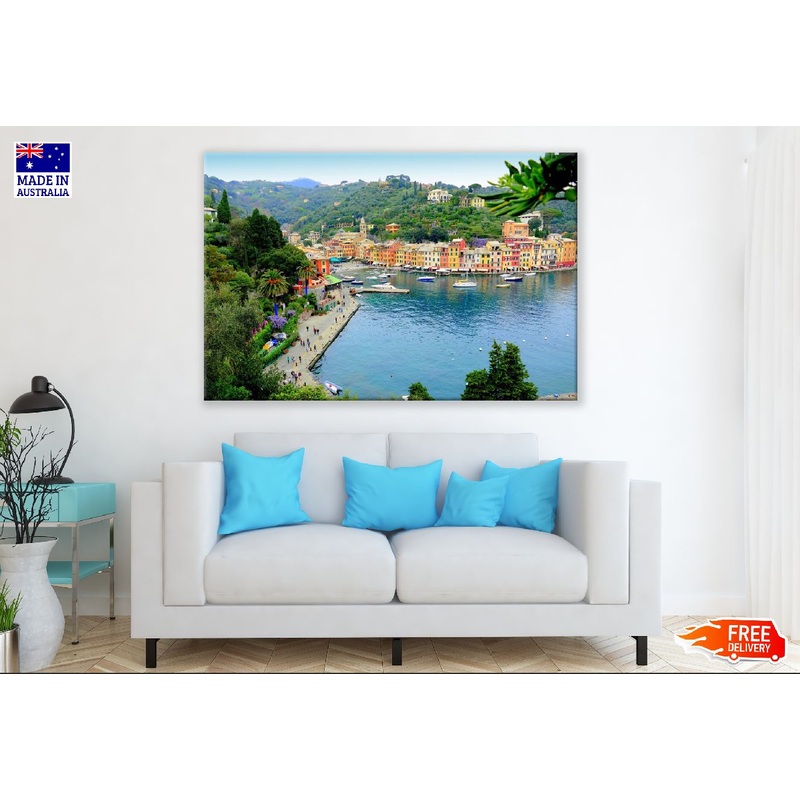 Liguria Coast, Genoa, Italy Photograph Print 100% Australian Made