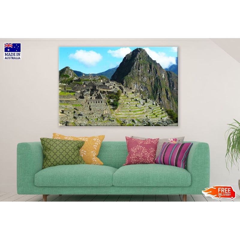 Machu Picchu Cusco City View Photograph Print 100% Australian Made