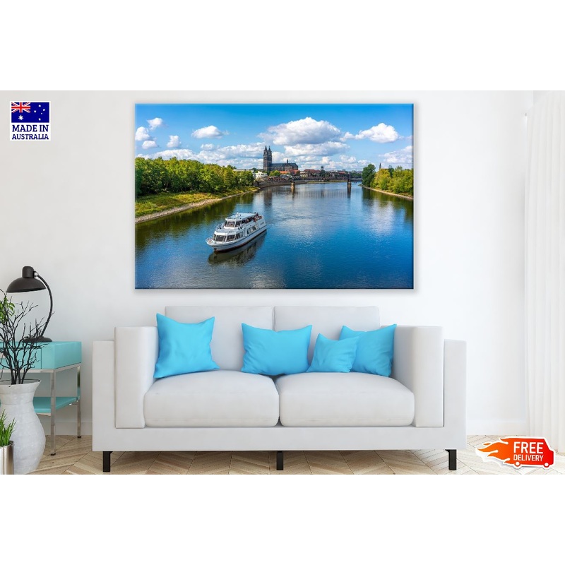 Magdeburg Water Bridge, Germany Photograph Print 100% Australian Made