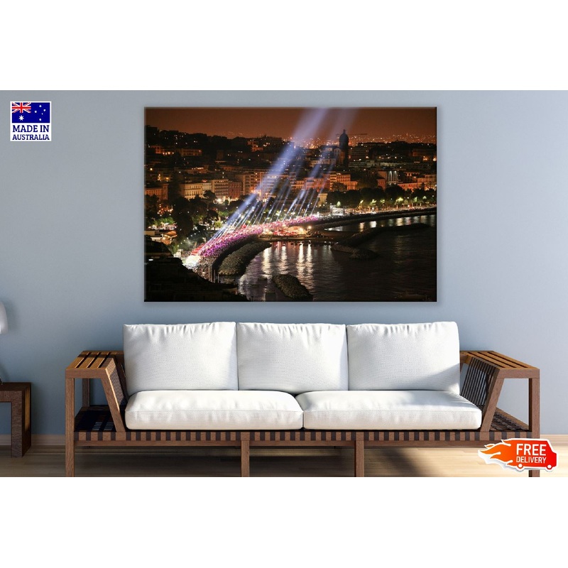 Napoli Pizza Village Night View Photograph Print 100% Australian Made