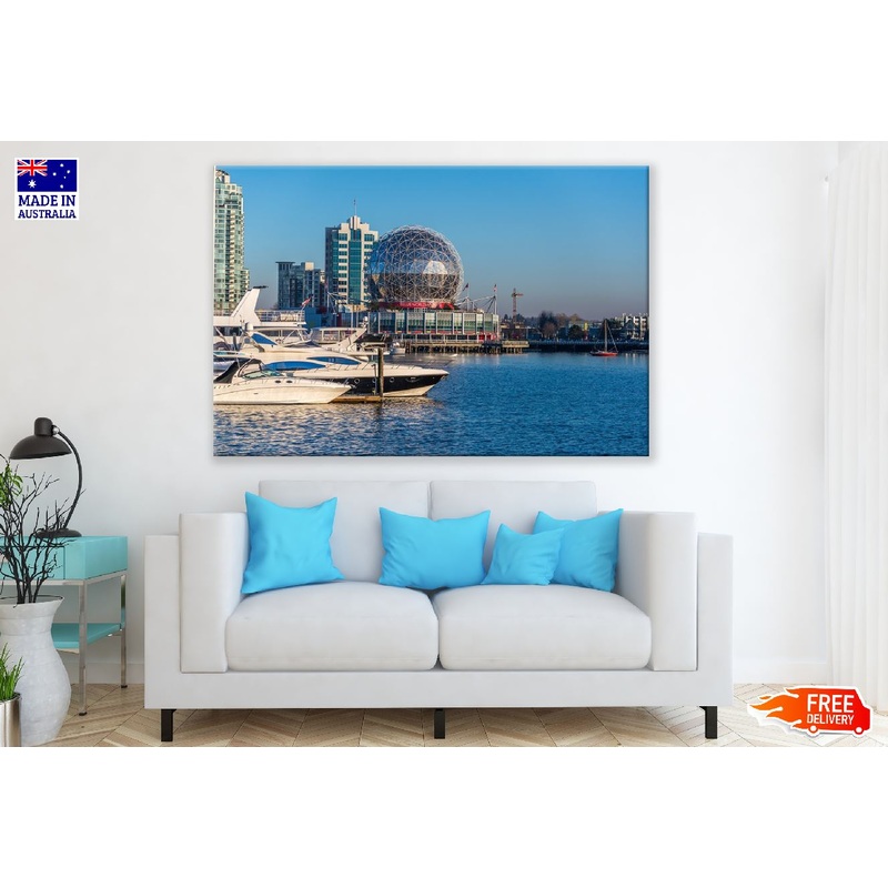 Pacific Central Station Sea View Vancouver, Canada Print 100% Australian Made