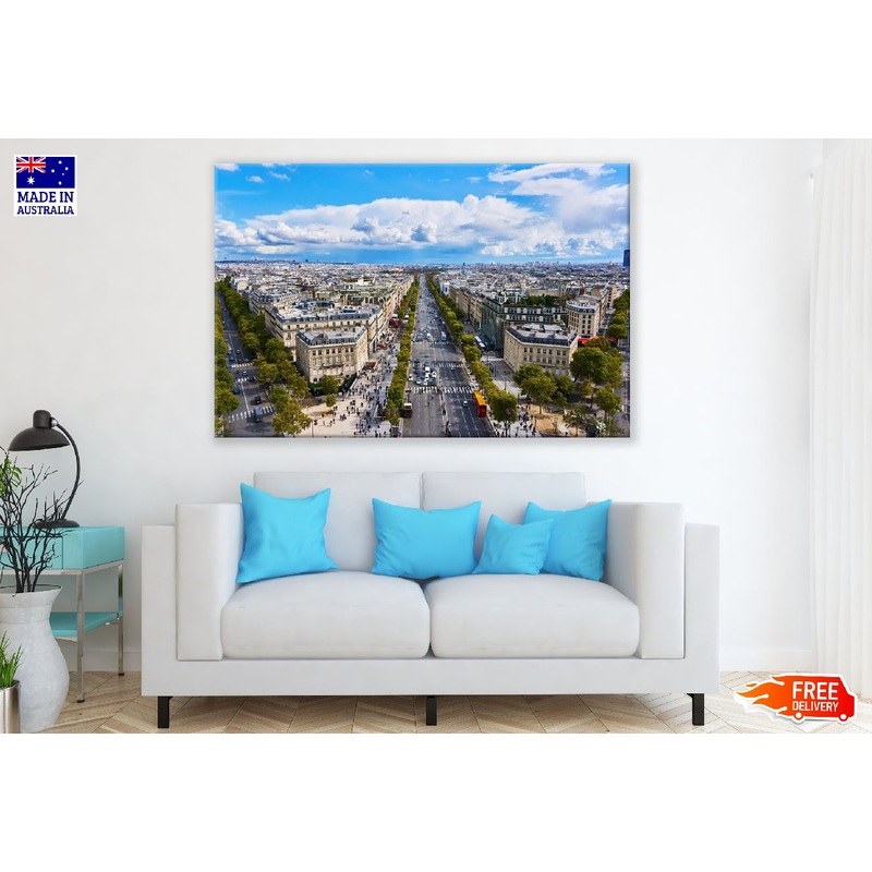 Paris City, France Skyline Photography Print 100% Australian Made