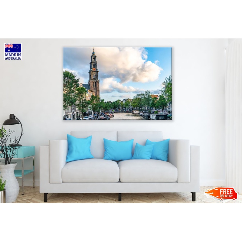 Reformed Church central Amsterdam, Netherlands Print 100% Australian Made