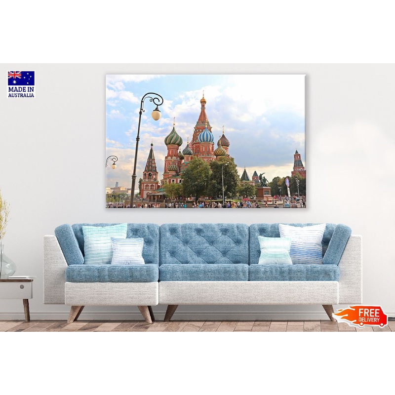 St. Basil's Cathedral in Moscow, Russia Print 100% Australian Made
